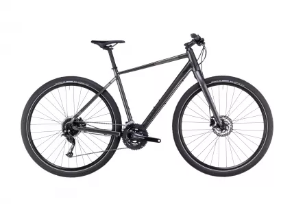 BICICLETA CUBE HYDE GRAPHITE BLACKMETALGREY BLACK 2023 L (58 CM)