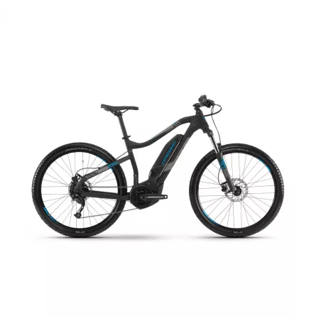 Bicicleta Electrica e-bike Haibike SDURO HardSeven 1.0 400Wh YCS 2019 black/grey/blue matt cadru L (50cm)