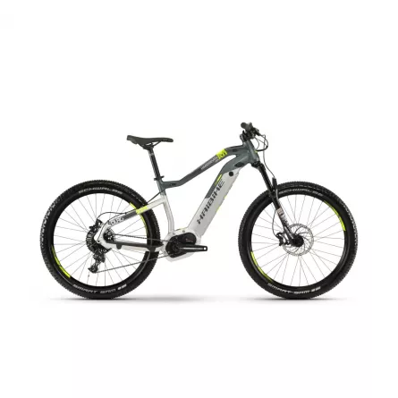 Bicicleta Electrica e-bike Haibike SDURO HardSeven Life 8.0 500Wh BCXP 2019 silver/olive/yellow cadru L (46cm)