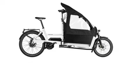 BICICLETA ELECTRICA RIESE & MULLER TRANSPORTER 65 VARIO TRUE WHITE DUALBATTERY 1000