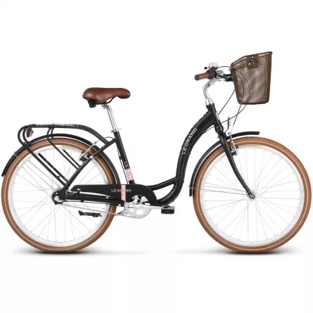 Bicicleta Le Grand Lille 3 26 black matte 2019 cadru   S