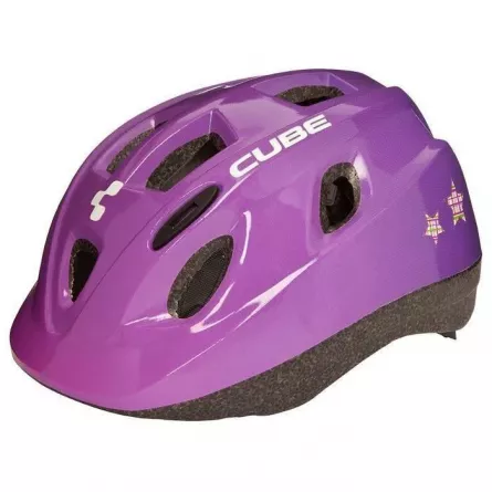 CASCA CICLISM COPII CUBE HELMET Craniu-negru