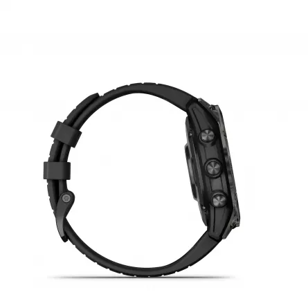 CEAS GARMIN FENIX 7 PRO 47MM SAPPHIRE SOLAR TITAN DLC CARBON GREY / NEGRU