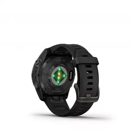 CEAS GARMIN FENIX 7S PRO 42MM SAPPHIRE SOLAR TITAN DLC CARBON GREY / NEGRU