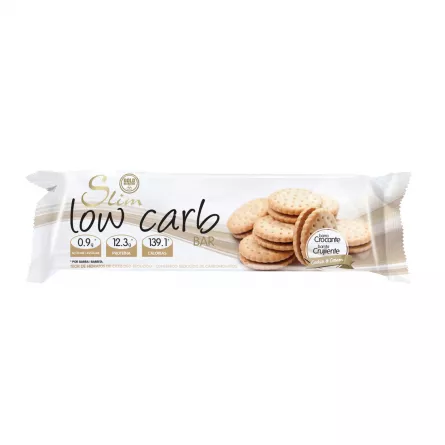 GOLD NUTRITION SLIM LOW CARB BAR cookie&cream 40g