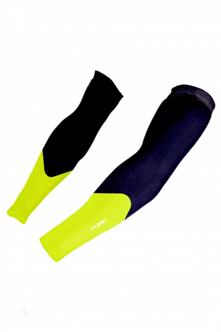 INCALZITOARE BRATE CUBE ARM WARMERS SAFETY NEON YELLOW M/L