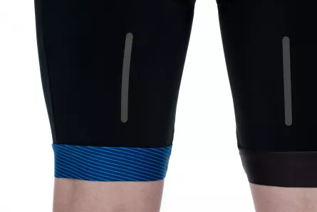 PANTALONI CUBE TEAMLINE BIB SHORTS BLACK BLUE XL