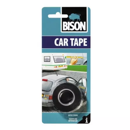 Bandă dublu adezivă pentru auto BISON Car Tape, 1,5mx19mm, [],bilden.ro