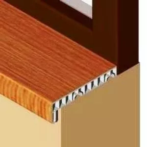 Glaf termorezistent pentru interior din PVC infoliat, Prolux-Genesis, stejar vechi, L = 3.0m, 200mm, [],bilden.ro