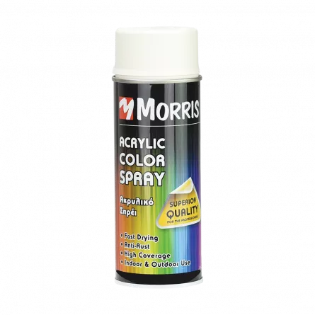 Spray acrilic negru mat, Morris, Ral 9005, 400ml, [],bilden.ro