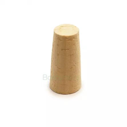 Dop conic din pluta colmatata D 18/14*h38 mm, [],borcane.ro