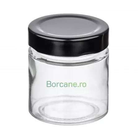 Borcan 100 ml rotund deep TO 58 mm, [],borcane.ro