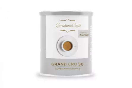 Cafea macinata Goriziana Caffe, Platino, Grand Cru 50, cutie 250g, [],cmcshop.ro