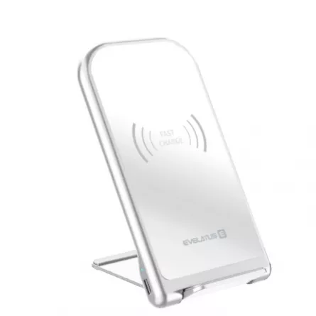 Incarcator wireless Evelatus EWD01, 15W, incarcare rapida, alb, [],cmcshop.ro