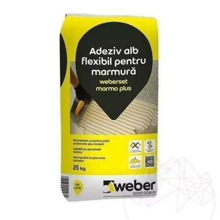 ADEZIV FLEX MARMURA MARMO PLUS 25KG 5200550904 48/PAL, [],comsport.ro