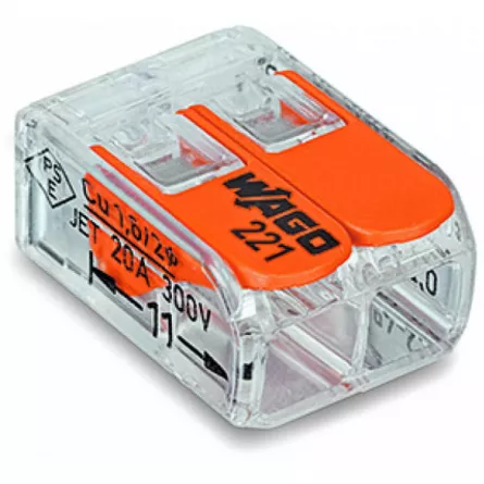 CLEMA WAGO 2POLI 221-412 EL0031898, [],comsport.ro