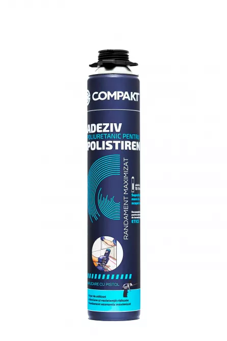 COMPAKT ADEZIV POLIUR POLISTIREN 750ML, [],comsport.ro