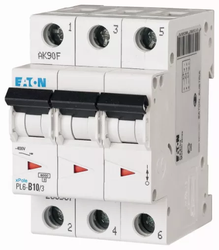Intrerupator Automat 10A 3P C 6KA, [],comsport.ro