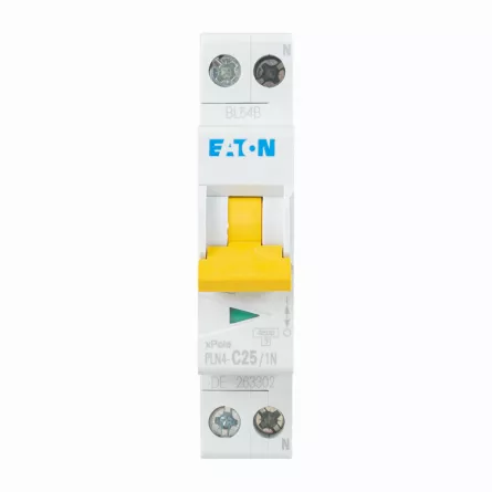 Intrerupator Automat 25A 1P+N C 4.5Ka, [],comsport.ro