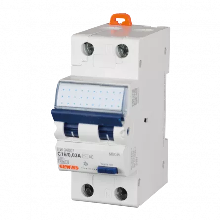 Intrerupator Diferential 20A 1P+N C 4.5KA 30MA, [],comsport.ro