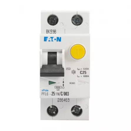 Intrerupator Diferential 25A 1P+N C 6KA, [],comsport.ro