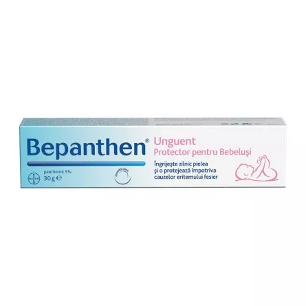 Bepanthen, unguent pentru iritațiile de scutec, 30 g, Bayer