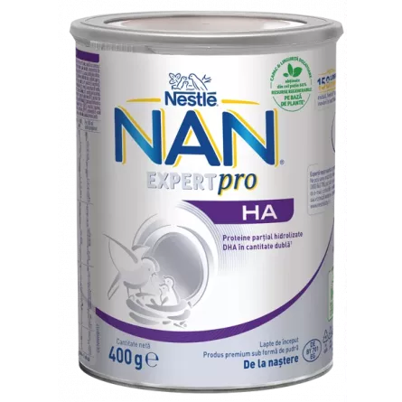 Nan HA Formula lapte praf, +0 luni, 400g, Nestle