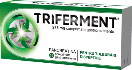 Triferment 275 mg 30 comprimate gastrorezistente, Biofarm