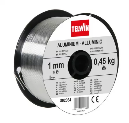 Sarma sudura aluminiu AlMg5 Telwin 1.0 mm rola 0.45 kg
