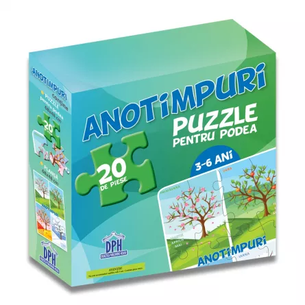 ANOTIMPURI - (puzzle podea 50/70 + afis 50/70, [],edituradph.ro