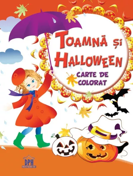 Cartea mea de colorat - Toamna si Halloween, [],edituradph.ro