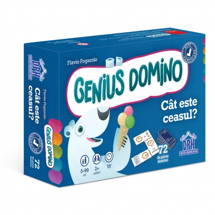 Genius domino: Cat este ceasul?, [],https:edituradph.ro