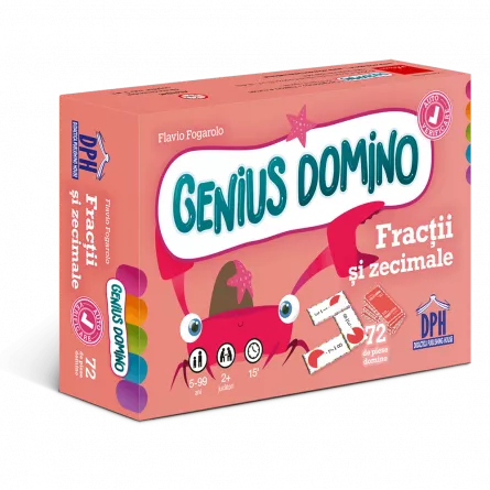 Genius domino: Fractii si zecimale, [],https:edituradph.ro