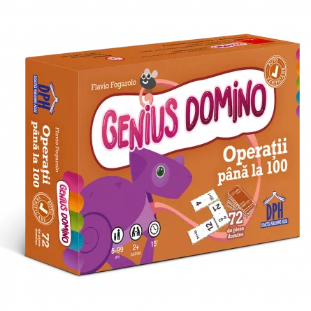 Genius domino: Operatii pana la 100, [],edituradph.ro