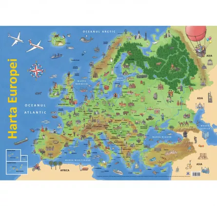 Harta Europei, [],https:edituradph.ro