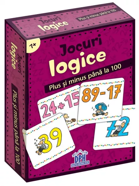 Jocuri logice - Plus si minus pana la 100, [],edituradph.ro