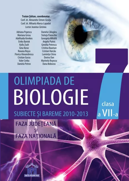 Olimpiada de Biologie - Subiecte si Bareme - Clasa a VII-a - 2010-2013 - Faza judeteana si nationala, [],edituradph.ro