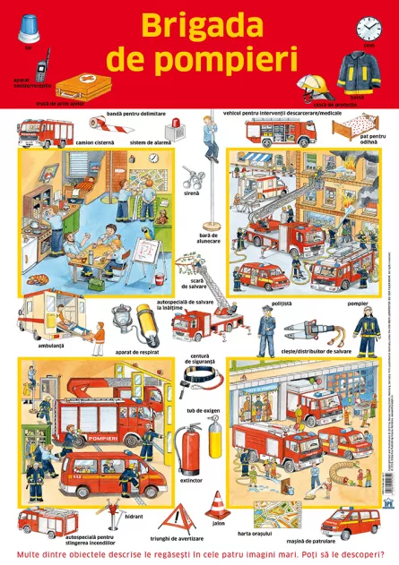 Plansa - Brigada de pompieri, [],https:edituradph.ro