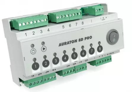 Centru de comanda actuatoare si termostate Auraton 8D PRO, [],shop-einstal.ro