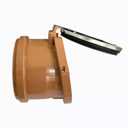 Clapeta de sens pentru canalizare de capat 160 mm, [],shop-einstal.ro