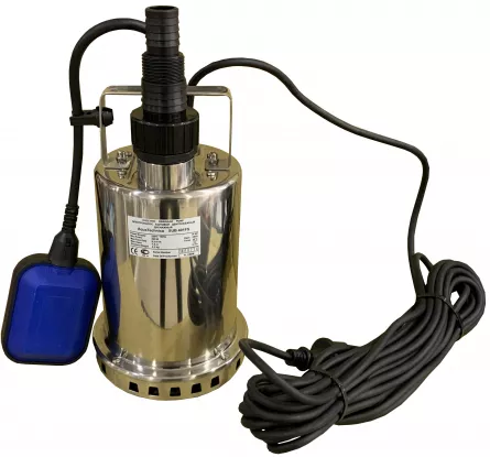 Pompa de apa murdara inox SUB401 FS putere 400w cablu 10 m, [],shop-einstal.ro
