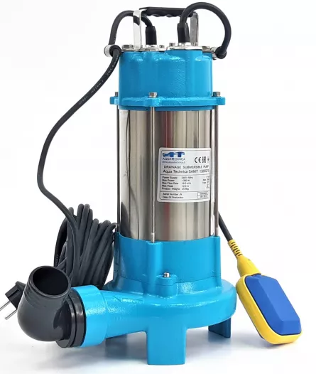 Pompa drenaj cu tocator Aquatechnica Sanit 1100DF putere 1100w debit 249 litri-minut, [],shop-einstal.ro