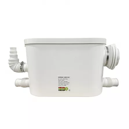 Pompa sanitara wc cu tocator Homac 400 N2 lateral, [],shop-einstal.ro