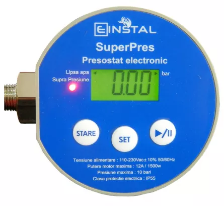 Presostat hidrofor electronic reglabil SuperPres, [],shop-einstal.ro