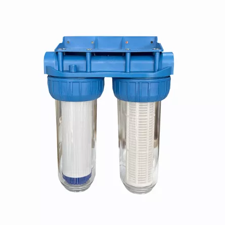 Sistem filtrare apa 10 inch filet 1 dublu corp Nature Water, [],shop-einstal.ro