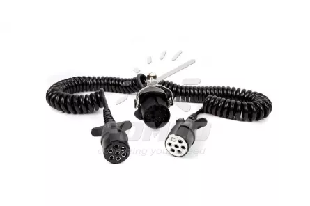 Cablu electric spiralat adaptor cu mufe plastic 2x7 pini, 1x15 pini, [],fomcoshop.ro