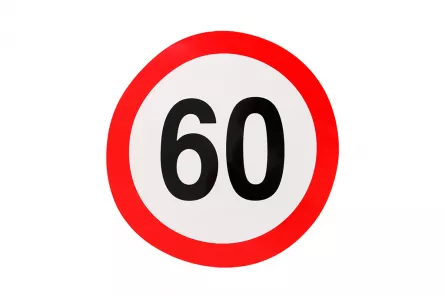 Indicator limitare viteză simplă 60 km/h, [],fomcoshop.ro