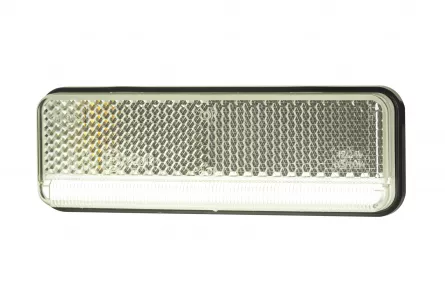 Lampă de marcaj, Horpol, 12/24V, model XS Slim, albă, 35 mm lățime, [],fomcoshop.ro