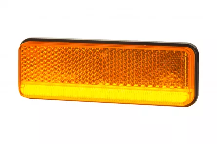 Lampă de marcaj, Horpol, 12/24V, model XS Slim, portocalie, 35 mm lățime, [],fomcoshop.ro