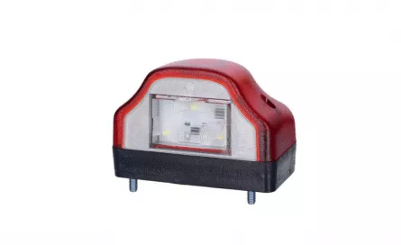 Lampă poziție și iluminare plăcuță înmatriculare, Horpol, LED roșu, alimentare 12/24V, [],fomcoshop.ro